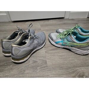 2 Pairs Asics Running Shoes Women's Size 10 Athletic Sneakers